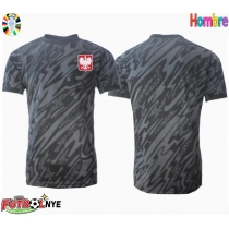 Camiseta Polonia Portero Visitante Equipación Eurocopa 2024 manga corta